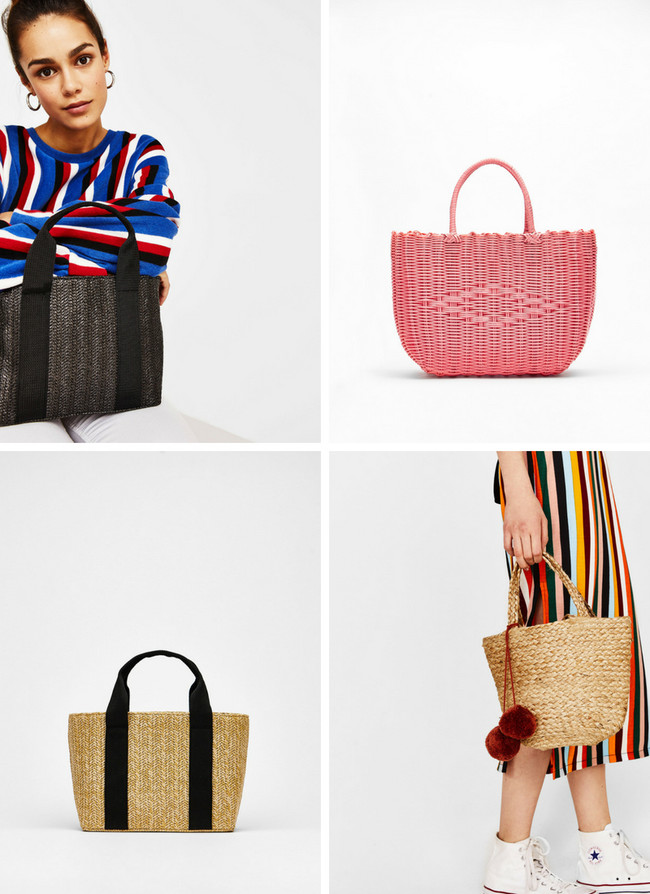 bolso cesta low-cost bershka