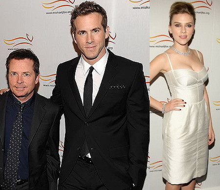 Scarlett Johansson y Ryan Reynolds, de fiesta, pero sin mezclarse