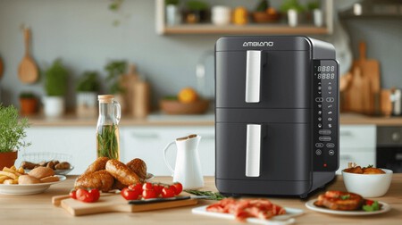 Freidora de aire vertical Aldi