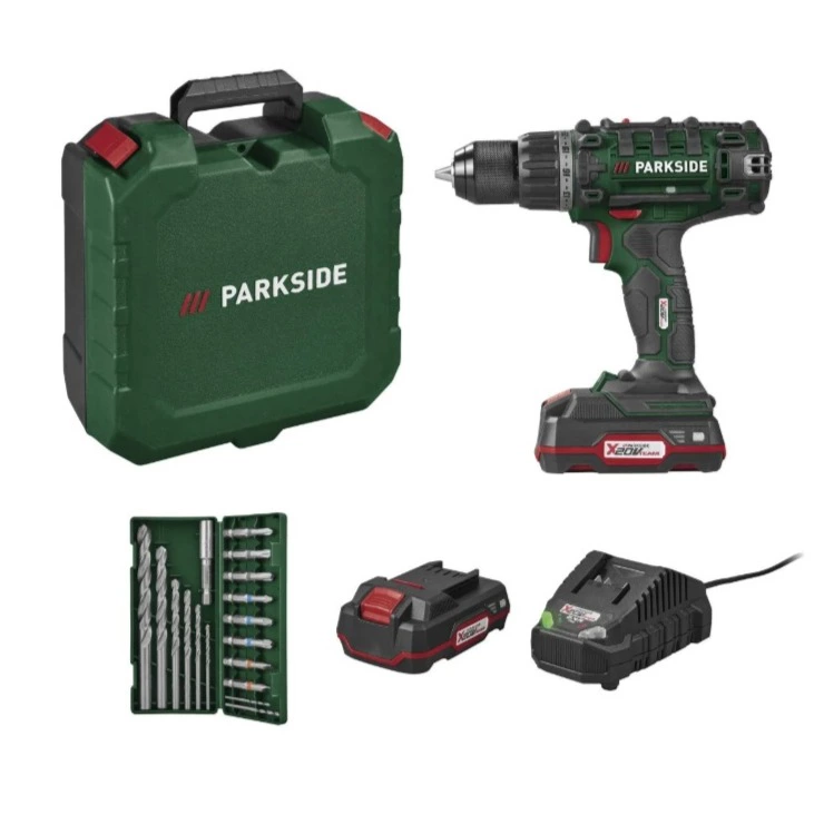 Atornillador taladrador recargable 20 V Parkside