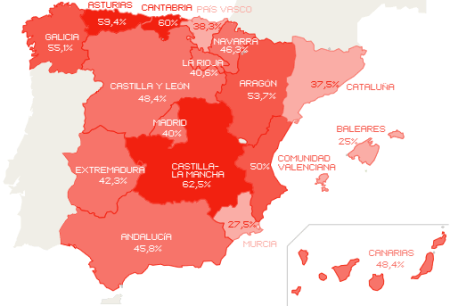 Microsoft hace un mapa de software pirata de España