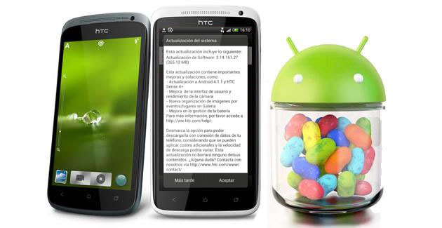 HTC OneX actualiza a Jelly Bean 4.1.1