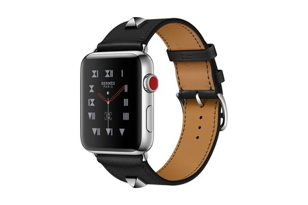 Apple revive las tachuelas de los años 80 con su nueva correa para Apple Watch de Hermès