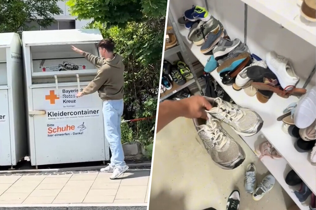 Un hombre metió un AirTag en sus zapatillas y las donó a la Cruz Roja. Y entonces descubrió cosas extrañas