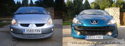 Comparativa: Colt CZC 1.5 16v contra 207 CC 1.6 VTi (parte 2)