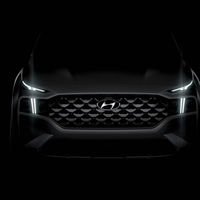 El Hyundai Santa Fe 2021 se asoma en este teaser, con un frente digno de 'concept car'