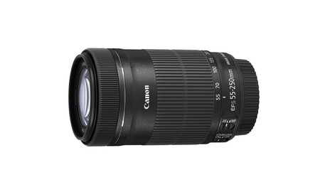 Ampliar tu equipo fotográfico Canon con el zoom EF-S 55-250 mm f/4-5.6 IS STM, sólo te saldrá por 169 euros en Amazon