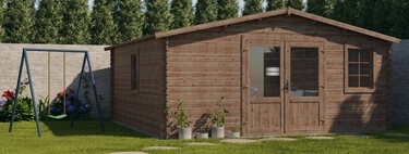 Leroy Merlin tiene una casa prefabricada con porche que cuesta menos menos de 6.000 euros