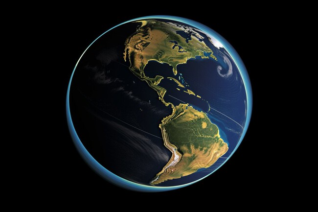 Andreoti89 A Globe Of Earth Spins Gently On Its Axis Its Not P E09f1014 Bda1 4715 B8c1 A88c6a092a38