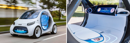 Evolución diseño coches Smart Visioneq