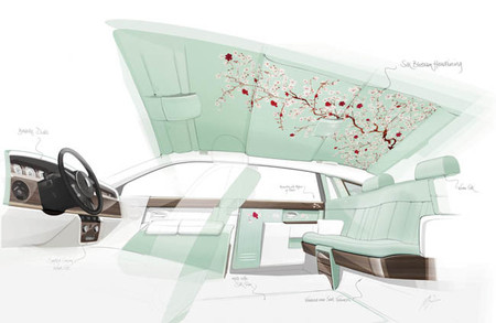 Un Rolls-Royce con seda en el interior para el Salón de Ginebra