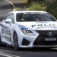 Así se las gastan en Australia: Lexus RC F para la policía
