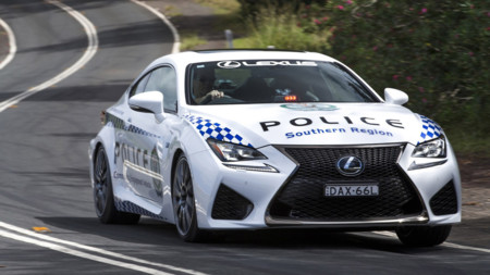 Así se las gastan en Australia: Lexus RC F para la policía