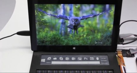 DisplayCover es el teclado físico con panel de e-ink que tu Surface estaba esperando