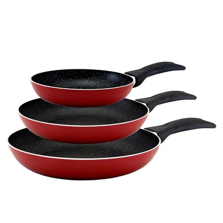 Por 14,52 euros tenemos el pack de 3 sartenes San Ignacio Red Marble de 16, 20 y 24 cm en Amazon