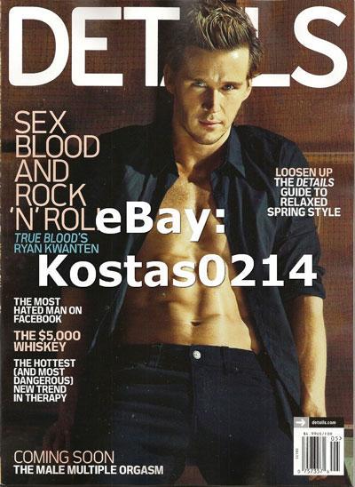 Los chulazos de 'True Blood' en tres portadas de Details... ¡ay omá!