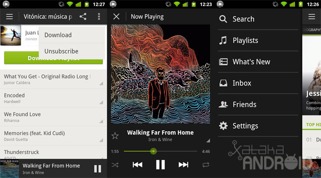 Spotify para Android se renueva en Google Play