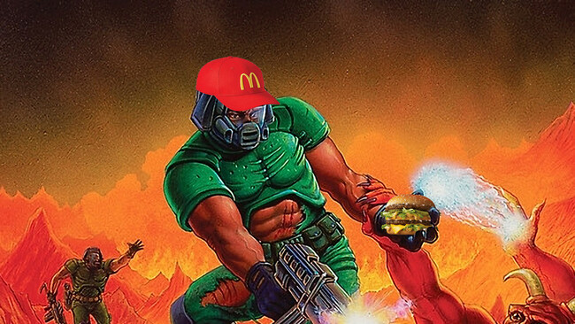 Doom Mc Donalds Portada