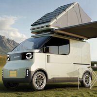 Toyota ha creado una micro camper eléctrica que parece un robot: mide tres metros y puede ir sola hasta tu puerta