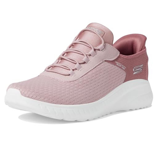 Skechers Bobs Squad Chaos, Zapatillas para Mujer, Blush Mesh, 37 EU