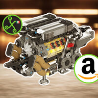 Este motor armable es como un LEGO para adultos: es tan realista que hasta sus pistones funcionan