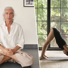 José Ballesta, experto en yoga: "Un perro hacia abajo bien ejecutado puede aliviar las tensiones de la espalda, y es buena hacerla antes de cenar"