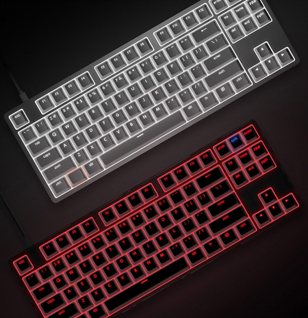 Teclado mecánico retroiluminado Xiaomi Yuemi MK01B, Cherry Red, por 74,36 euros y envío gratis