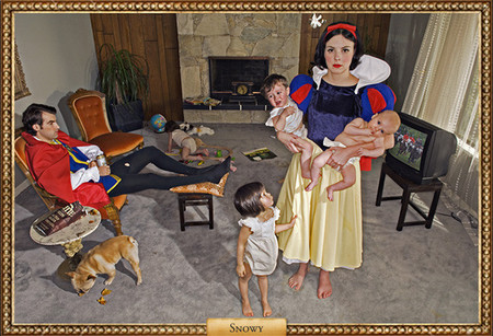 Y Blancanieves fue madre y su príncipe resultó no ser azul