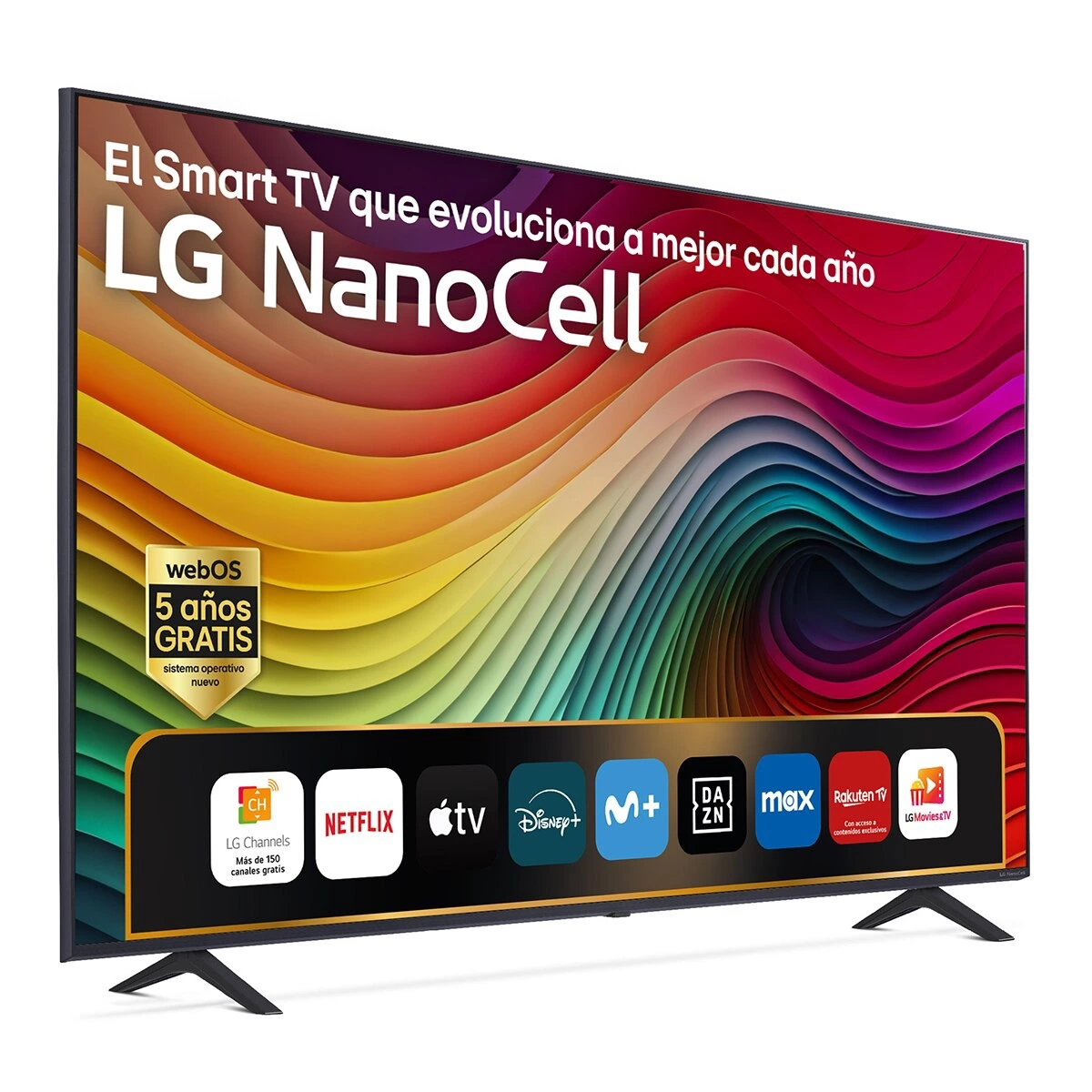 TV LED NanoCell 126cm (50") LG 50NANO81T6A 4K con Smart TV WebOS24 (Reacondicionado Grado C)