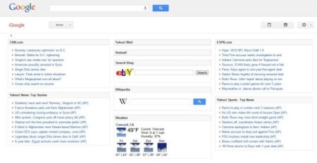 Google está probando una nueva interfaz para iGoogle