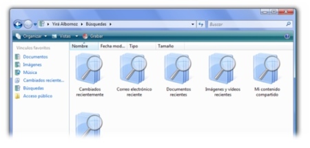 Carpetas inteligentes en Windows Vista