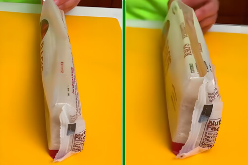 Es un gesto casi absurdo, pero es la mejor forma de abrir y guardar los paquetes de espaguetis en la alacena