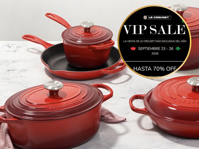 Le Creuset tendrá hasta 70% de descuento en CDMX: así será su VIP Sale del 23 al 26 de septiembre