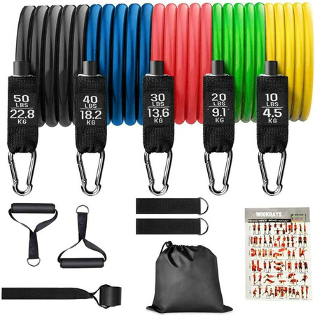 Kit 5 Bandas De Resistencia 70 Kg