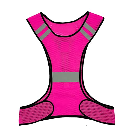 Camiseta Deportiva Reflectante para Ropa de Correr al Aire Libre Chaleco Reflectante Ajustable elástico Camiseta Deportiva Reflectante Tirantes Reflectantes para Chaleco Ropa Reflectante al Aire