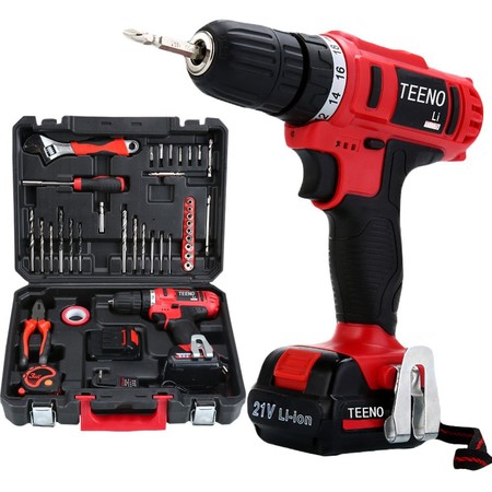Oferta flash en el taladro inalámbrico Teeno de 21V: hasta medianoche cuesta 55,25 euros en Amazon