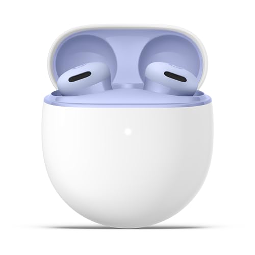 Google Pixel Buds 2a - Auriculares inalámbricos con Cancelación de Ruido Activa - Ligeros y cómodos - Resistentes al Agua - Compatibles con Bluetooth - Lila