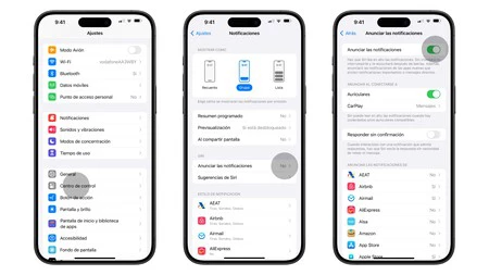 iPhoneの通知を発表する