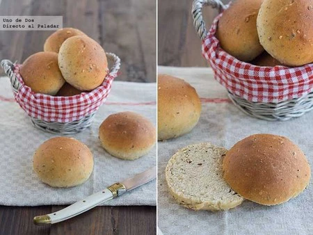 Receta de panecillos tiernos de espelta con semillas