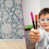 El truco infalible para quitar manchas de rotuladores del papel pintado sin dañarlo. Solo necesitas dos cosas