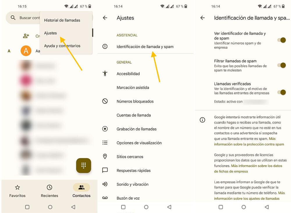 El filtro de llamadas de spam es lo mejor que tiene Android. Es la ...
