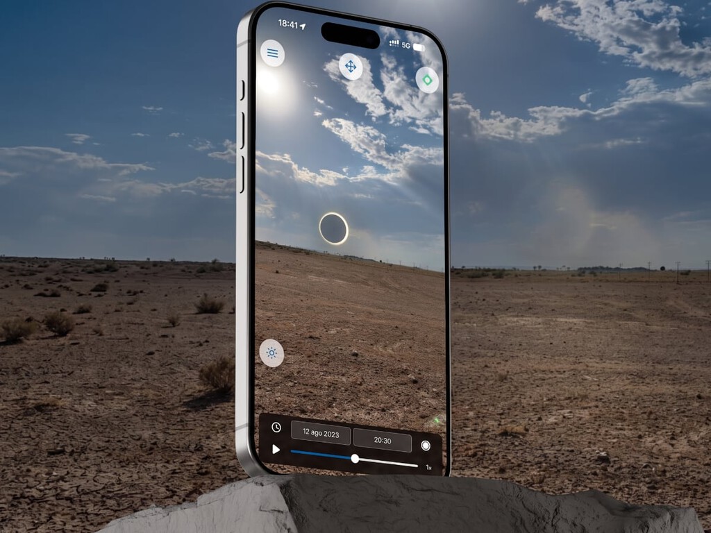 Faltan 24 horas para el eclipse y al fin doy con la app perfecta para saber si será visible en mi zona 
