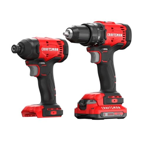 Taladro y atornillador de impacto inalámbricos CRAFTSMAN
