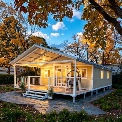 Casa pequeña prefabricada Moderna Inteligente de con Dormitorio y Cocina