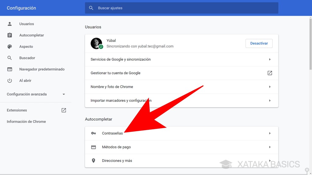 Cómo importar y exportar contraseñas en Google Chrome