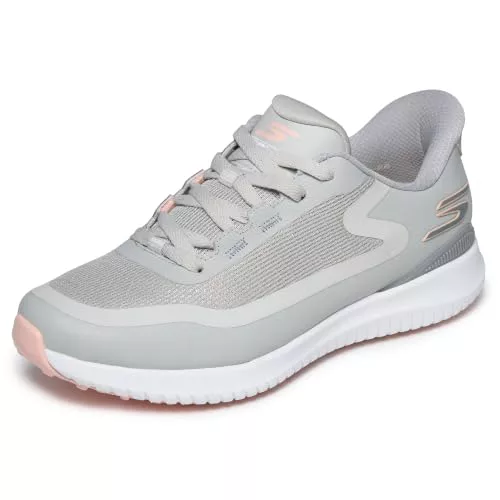 Skechers Mujer Slip-Ins: Go Golf Flight Sneakers For Women - Breathable Mesh, Spikeless Traction Slip-In Entrenador, Grey, 36 EU