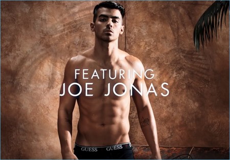 Joe Jonas en ropa interior para protagonizar la campaña underwear de Guess