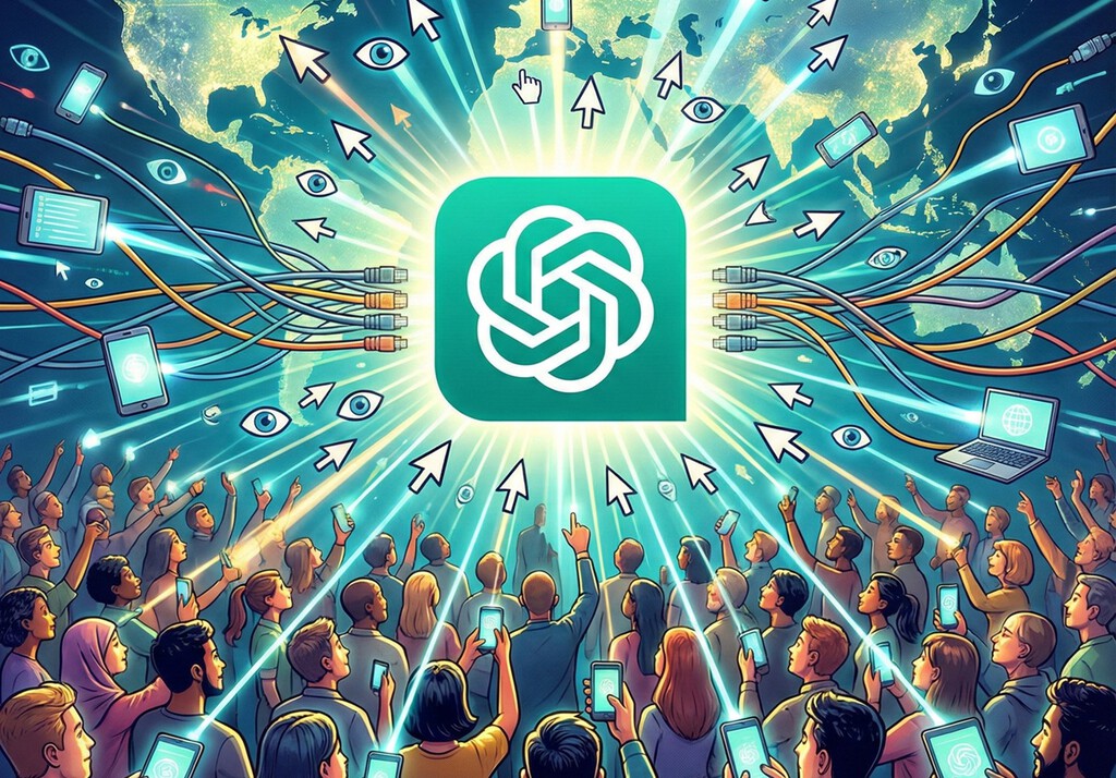 El hito de ChatGPT no es ser una buena IA: es haberse convertido en una de las mayores captadoras de atención de la historia