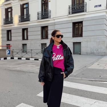 Así es la chaqueta oversize más buscada en 2026: con efecto degradado y de Mango 