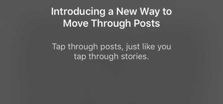 Instagram está cambiando radicalmente su 'feed': ahora se desplaza horizontalmente, al estilo de las 'stories'